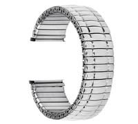 CKAKZTPTEV Metal Elastic Strap Stainless Steel Stretch Expansion Band Universal Replacement Bracelet Accessories(Silver,14mm)