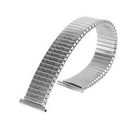 CKAKZTPTEV Metal Elastic Watch Strap 12mm 14mm 16mm 18mm 20mm Stretch Expansion Stainless Steel Watch Band Men Women Wristband Accessories(Silver,18mm)