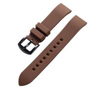 CKAKZTPTEV Soft Rubber Silicone Watch Strap Universal Men's Women's Watch Bracelet(Dark brown,23mm)