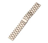 CKAKZTPTEV Stainless Steel Watch Band Universal Strap Folding Safety Buckle Watch Belt Accessories(Starlight Tool,24mm)