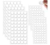 CKANDAY 360 Pcs Double Sided Adhesive Dots, 2 Sizes Clear Acrylic Sticky Tack Adhesive Poster Tacky Putty Removable Round Reusable No Traces Mounting Glue Tape for Metal Glass Wall Wood, 20 mm & 10mm
