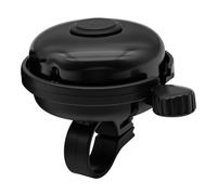 CKANDAY Classic Bike Bell for Adults, Aluminum Bicycle Bell with Loud Crisp Clear Sound, Bicycle Horn Right Hand Use, Easy to Install Cycling Accessories for Mountain Road and Commuter Safety, Black