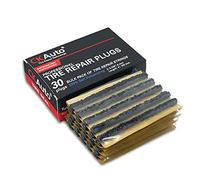CKAuto 30pcs 4" Black Tire Repair Strings, Automotive Tool Tire Repair Plugs for Tubeless Off-Road Tires Car, Bike, ATV, UTV, Wheelbarrow, Mower