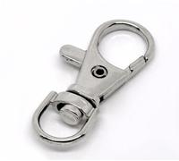 CKB LTD 100x Small Lobster detachable Swivel Clasps for Key Split Ring Blanks 37x16mm CKB12179