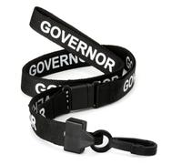 CKB LTD® 10x Black GOVERNOR LANYARDS Breakaway Safety Lanyard Neck Strap Swivel Plastic Clip For ID Card Holder - Pull Quick Release Design