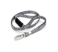 CKB LTD® 10x Breakaway ZEBRA Print Pattern Premium Safety Lanyard Neck Strap Swivel Metal Clip For ID Card Holder Funky Novelty Cool Lanyards Black and White - Pull Quick Release Design