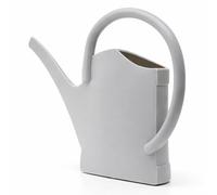 CKB LTD 2.2L Outdoor Watering Can - Wall Hanging Flat Back Grey Recycled Plastic Lightweight Indoor Garden Jug - Space Saving For Small Gardens Flowers and Plants
