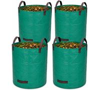 Ckb Ltd 4 Pack 272L Heavy Duty Garden Waste Bags With Strong Handles