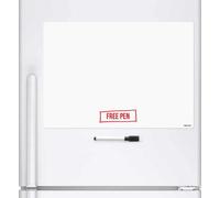 CKB LTD A3 Blank Dry Wipe Magnetic Whiteboard Fridge Board Magnet Signage Sheet With Marker Pen