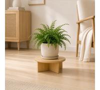 Ckb Ltd Bamboo Plant Stand For Indoor & Outdoor Flower Pots (Medium)