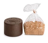 CKB LTD BBQ Wood Chip Smoke Box Heavy Duty Cast Iron Barbecue Smoker | Metal outdoor cooking accessory for gas and charcoal grilling, includes beech wood chips for smoky flavour