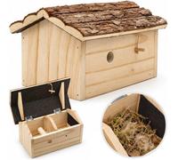 Ckb Ltd Bee House - Natural Wood Habitat Bumblebee Nesting Shelter