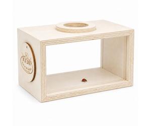 CKB LTD Bug Viewer for Kids Insect Studying Box Magnifier - Children Educational Toy, Nature Observation Wooden Container Magnifying Tool, Toddler Outdoor Exploration Catch & Release (Age 3+)