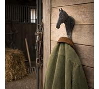Ckb Ltd Cast Iron Horse Wall Hook Rustic Decorative Multi-Purpose Heavy Duty Metal Hanging Hooks Coats, Bags, Hats & Tools Storage