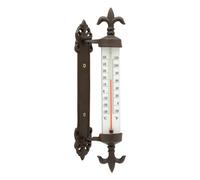 Ckb Ltd Cast Iron Window Frame Thermometer Rustic Brown Windowsill Outside Temperature Reading Tool Gauge Home Art Deco Ornament