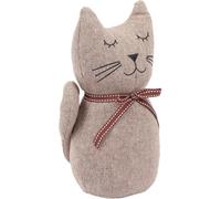Ckb Ltd Cat With Bow Fabric Door Stopper Heavy Weighted Interior Decorative Door Stop Non-Scratch Floor Door Holder Home, Office
