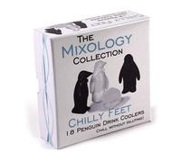 CKB LTD Chilly Feet Drink Coolers Pack Of 18 Penguin Reusable Ice Cubes
