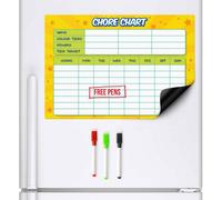 CKB LTD Chore Chart Fridge Planner Magnetic Weekly Planner Whiteboard With Marker A3