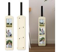 CKB LTD Cricket Bat Photo Frame - Holds Three 6x4 Photos - Wall-Mounted or Freestanding Display - Unique Gift for Cricket Fans, Players & Coaches - 82 x 14cm Home Décor 1pc