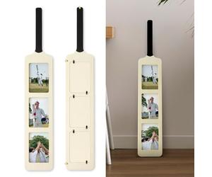 CKB LTD Cricket Bat Photo Frame - Holds Three 6x4 Photos - Wall-Mounted or Freestanding Display - Unique Gift for Cricket Fans, Players & Coaches - 82 x 14cm Home Décor 1pc
