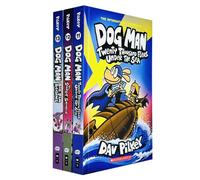 CKB Ltd Dog Man Series 11-13 Collection 3 Books Set By Dav Pilkey (Twenty Thousand Fleas Under The Sea, The Scarlet Shedder & Big Jim