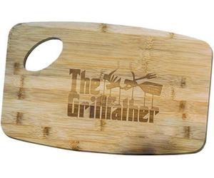 CKB Ltd Extra Large Bamboo The Grill Father Etched Butchers Block Chopping Board
