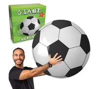 CKB LTD Extra Large Giant Inflatable Football - 105cm Inflatable Beach Ball For Adults and Teenagers - Summer Holiday Blow Up Toys Swimming Pool Party Beach