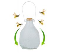CKB Ltd Extra Large Wasp Catcher Glass Bottle Traditional Outdoor Garden Pest Control Hanging Insect Trap Single 1Pc