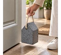 Ckb Ltd Granite Door Stop - Heavy 2.6Kg Weighted Polished Stopper, Grey