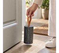 Ckb Ltd Granite Door Stop - Heavy 2Kg Weighted Polished Stopper, Grey
