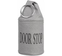 Ckb Ltd Grey Barrel Fabric Door Stopper Heavy Weighted Interior Decorative Stop Non-Scratch Floor Door Holder For All Floor Types