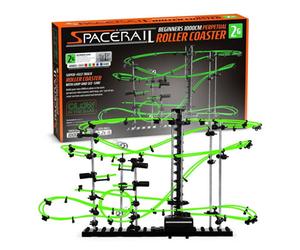 CKB LTD Iggi Spacerail Level 2 - Glow In The Dark Perpetual Rollercoaster Rail Self Build Game Marble Run