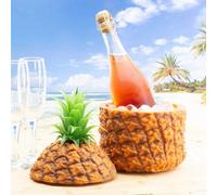 CKB Ltd Insulated 70S/80S Style Retro Pineapple Ice Bucket Cool Retro Design 1500Ml