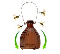 CKB Ltd Large Wasp Catcher Glass Bottle Traditional Outdoor Garden Pest Control Hanging Insect Trap Single 1Pc