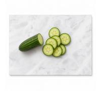 CKB LTD Marble Chopping Board for Kitchen Protector Worktop Saver, 30cm (White)