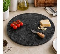 Ckb Ltd Marble Chopping Board For Kitchen Protector Worktop Saver, Black