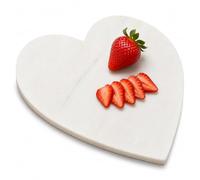 CKB LTD Marble Chopping Board for Kitchen Protector Worktop Saver, White