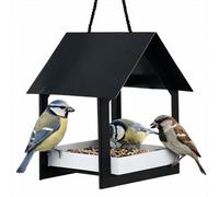 Ckb Ltd Metal Hanging Bird Table Feeder Large Capacity Outdoor Wildlife Feeding Station Platform Easy Clean Weatherproof Steel