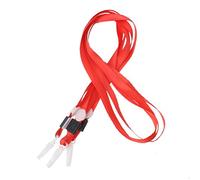 CKB LTD® Pack of 20 Red PRO Lanyard Neck Strap with Swivel Plastic Clip For an ID Card Holder