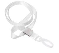 CKB LTD® Pack of 20 White PRO Lanyards Neck Strap with Swivel Plastic Clip For an ID Card Holder