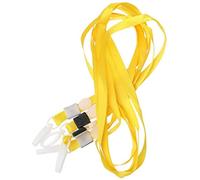 CKB LTD® Pack of 20 Yellow PRO Lanyard Neck Strap with Swivel Plastic Clip For an ID Card Holder