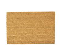 Ckb Ltd Plain Doormat Minimal Design Natural Coir Mat With Non Slip Pvc Backing Indoor Outdoor, Front Back, 60 X 40Cm