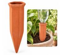 CKB LTD Plant Watering Spikes, Large 18cm Water Irrigation Stake Device | Terracotta Vacation Gardening Care For Outdoor or Indoor Potted Plants, Automatic Slow-Release Self-Waterer For Bottles