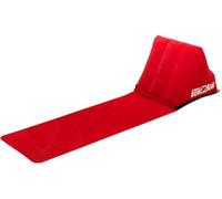 CKB LTD Red Chill Out Wedge Inflatable Beach Festival Camping Lounger Back Pillow Cushion Chair