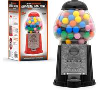 CKB Ltd Retro Coin Operated Gumball Machine Sweet Dispenser (23Cm) (Black)