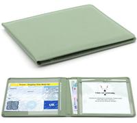 CKB LTD Sage Green Disabled Badge Holder For Car Blue Badge Parking Permit Wallet Protector