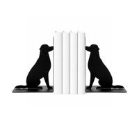 CKB LTD Set of 2 Dog at the Gate Bookends, Cute Sheepdog 3D Book Ends