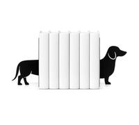 CKB LTD Set of 2 Sausage Dog Bookends, Cute 3D Dachshund Book Ends