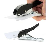 CKB Ltd Single Hole Punch Pliers 8mm Single Hole Perforator Metal Puncher For Crafts Diy Paper Card Cardboard 25mm Depth