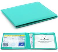 CKB LTD Turquoise Disabled Badge Holder For Car Blue Badge Parking Permit Wallet Protector